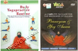 Pranayama DVD (in English + Bengali + Gujarati + Tamil all in one DVD) + Daily Yog Practice Books in English